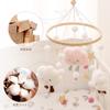 Handmade Wooden Crib Felted Wool Mobile with Cloud and Star Perfect for Baby Crib Hanging Baby Baby and Nursery Decor Mobile, Shape, Strollers,