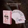 Action Game Poker Set Teaching Paper Playing Cards Smooth Little Letters Cards Deck Holiday Gift For Couples Baccarat Board Game