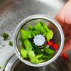 Sink Drain Strainer 2pcs-Stainless Steel Food Catcher,Kitchen Accessories With Handle and Plug,Sink Drain Filter,For Most Sinks