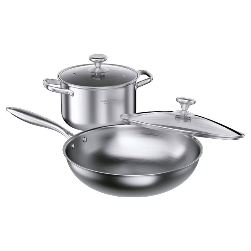 Macaiiroos 304 Stainless Steel Cookware Set