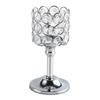8.27x3.15in Crystal Metal Candle Holder Fireplace Home Candle Stand  Household Desktop Setup