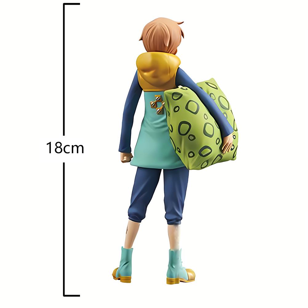 

Anime King Figure Standing Carrying Pillow Action Figure PVC Model King Figurine collection desktop ornaments Character Gifts 18cm