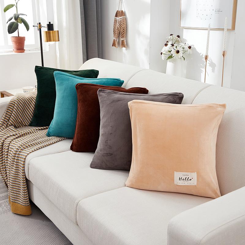 Four Seasons Universal Nordic Sofakissen Kissenbezug Bürokissen Kissen Einfaches modernes Nachttischkissen Kissen für das Mittagsschläfchen