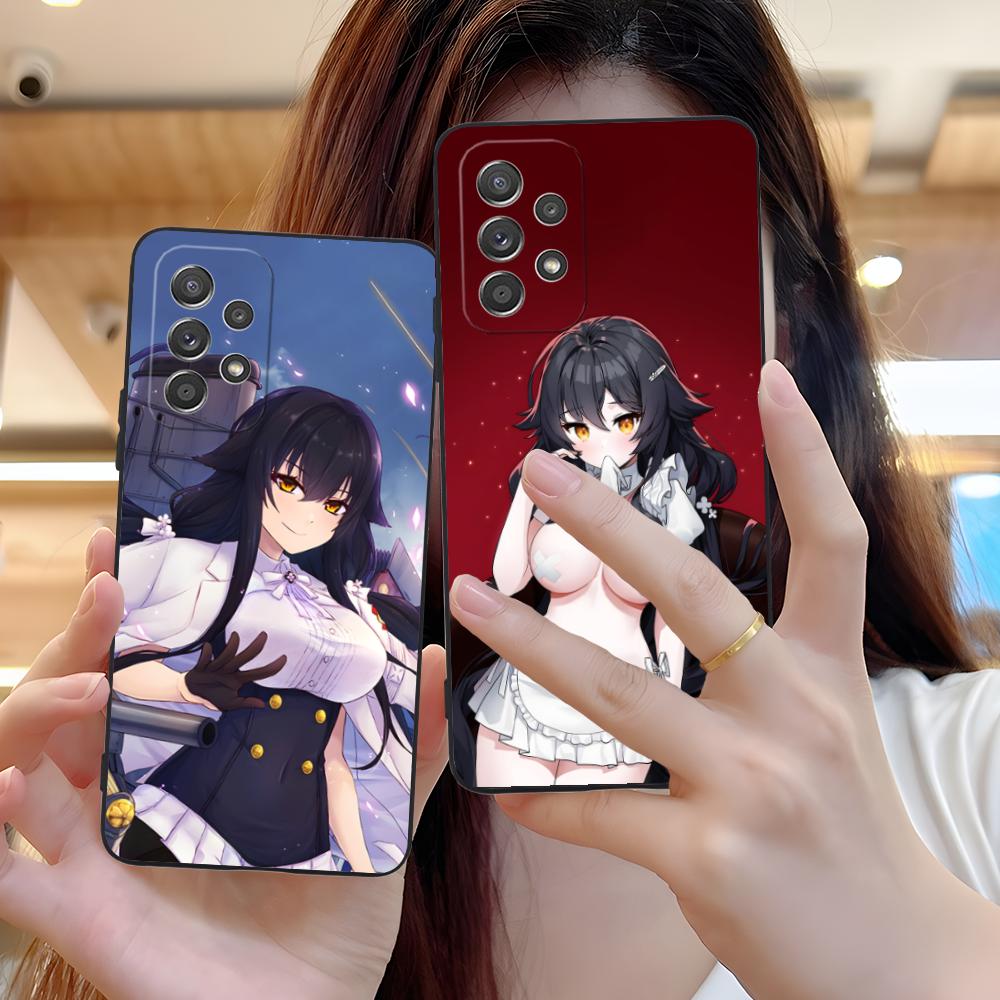 Azur Lane Azuma Mobile Phone Case for Samsung Galaxy A73 72 71 70 56 55 54 53 52 36 35 34 23 16 15 5G Colour Protective Cover
