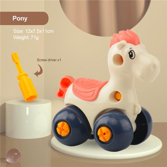 Dětské DIY Sestavování Matkami Vozidlo Letadlo Stavební Vozidlo DIY Demontáž A Sestavení Model Hračka Dětský Dárek