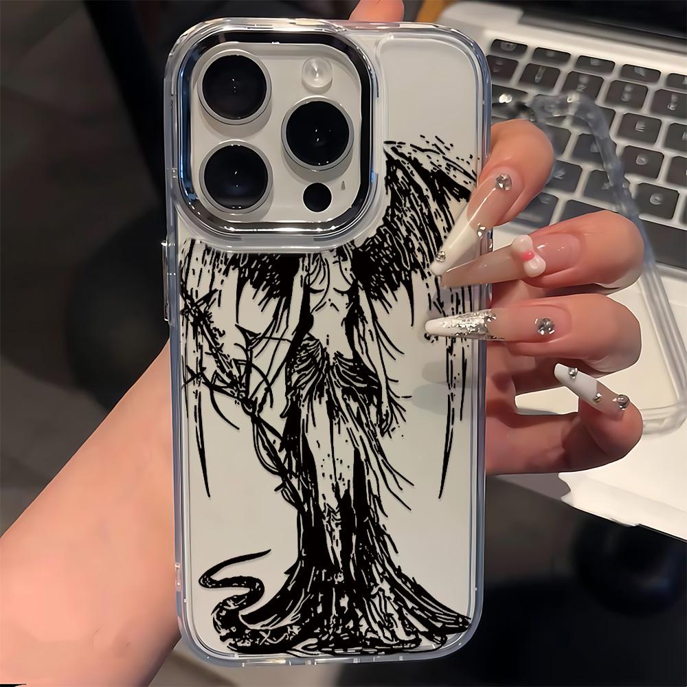 Dark Goddess Series Phone Cases For Iphone 17 16 Pro Max Air 15 11 14 13 12 Promax 17E 16E Plus Carcasa Soft Silicon Cover