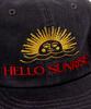 HELLO SUNRISE Opraná Dvoubarevná Logo 6panelová Čepice_Uhlíková