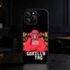 M-Monkey G-Gorilla TagS  Phone Case Silicone Black Soft For IPhone 17,16,15,14,13,12,11,SE,Plus Pro Max