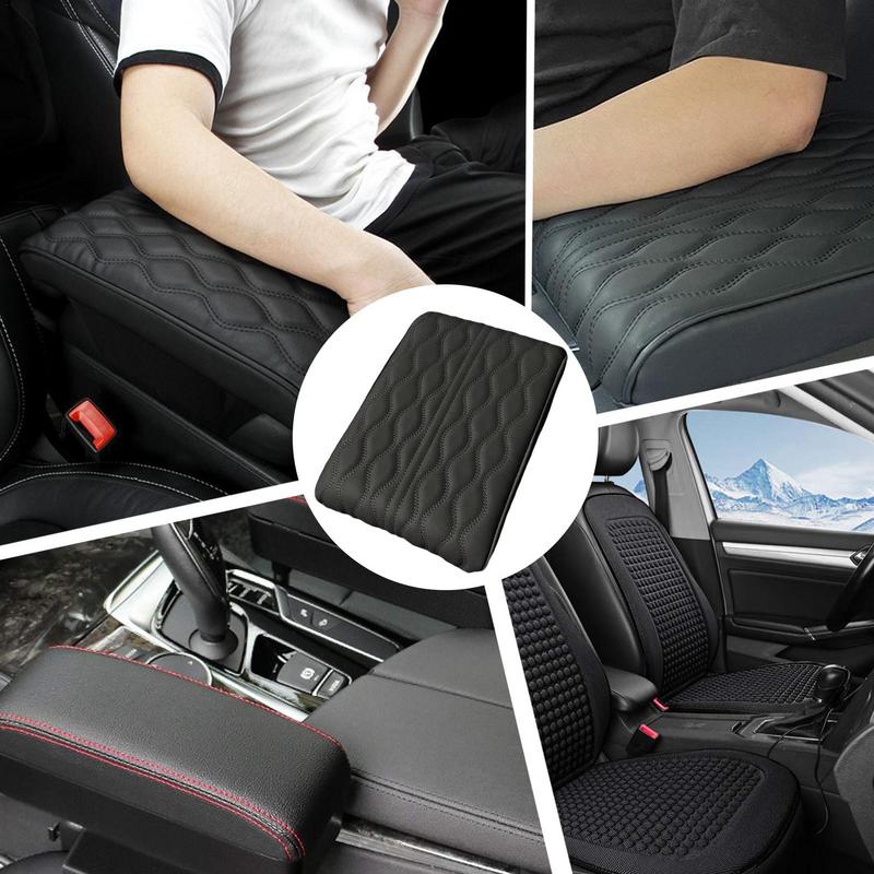 Car Armrest Cushion Center Console Heighten Cover Arm Rest Protector Booster Pads Car Interior Accessories Waterproof