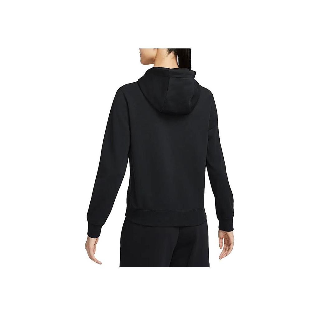 Nike Team Club Comfortable Solid Color Logo Simple Hoodie Long Sleeve Sweatshirt Women sweatshirt Black IB8897-010