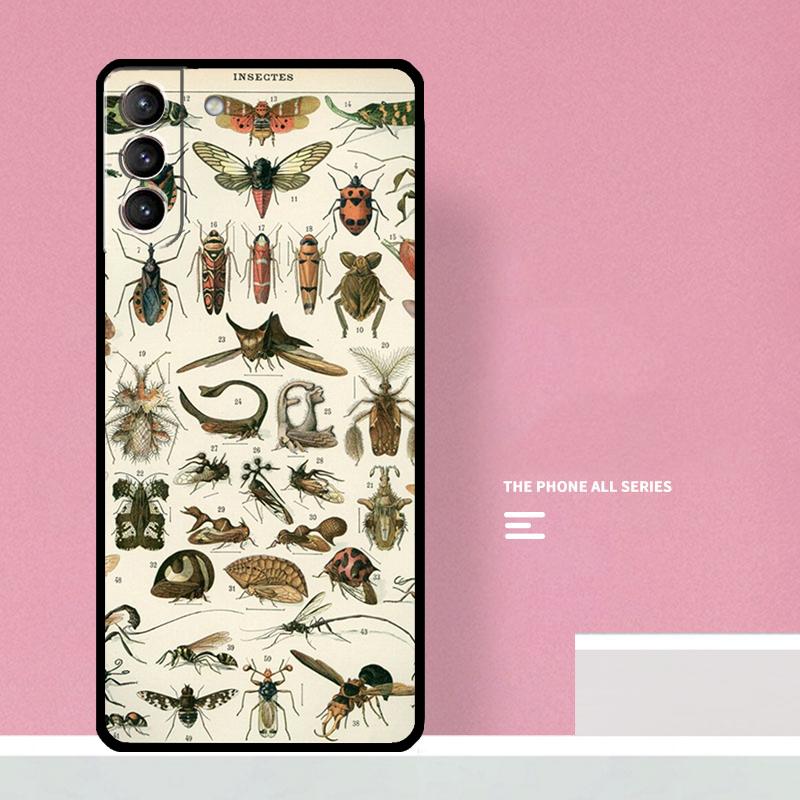 Beetles Insects Phone Case For Samsung Galaxy S26 S23 Ultra S20 S21 S22 S24 S25 Plus S10 S25 FE Cover Coque