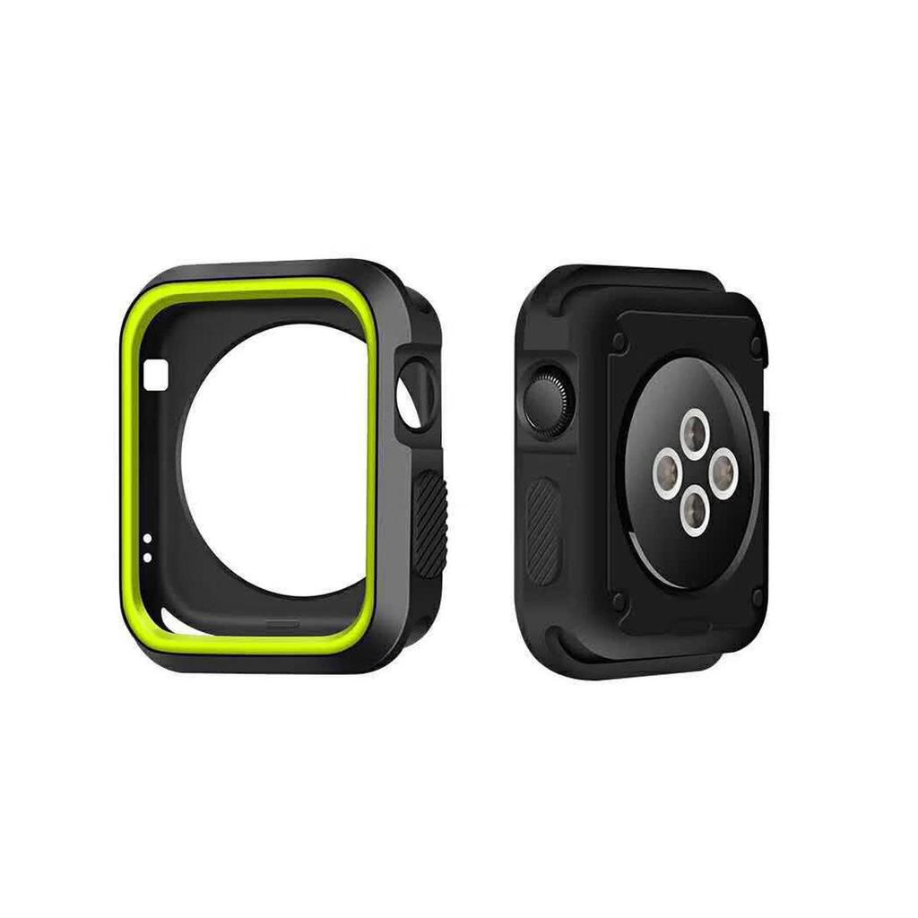 Funda de PC para Apple Watch series 6 SE 5 4 3 44mm 40mm iwatch 42mm/38mm carcasa protectora de silicona