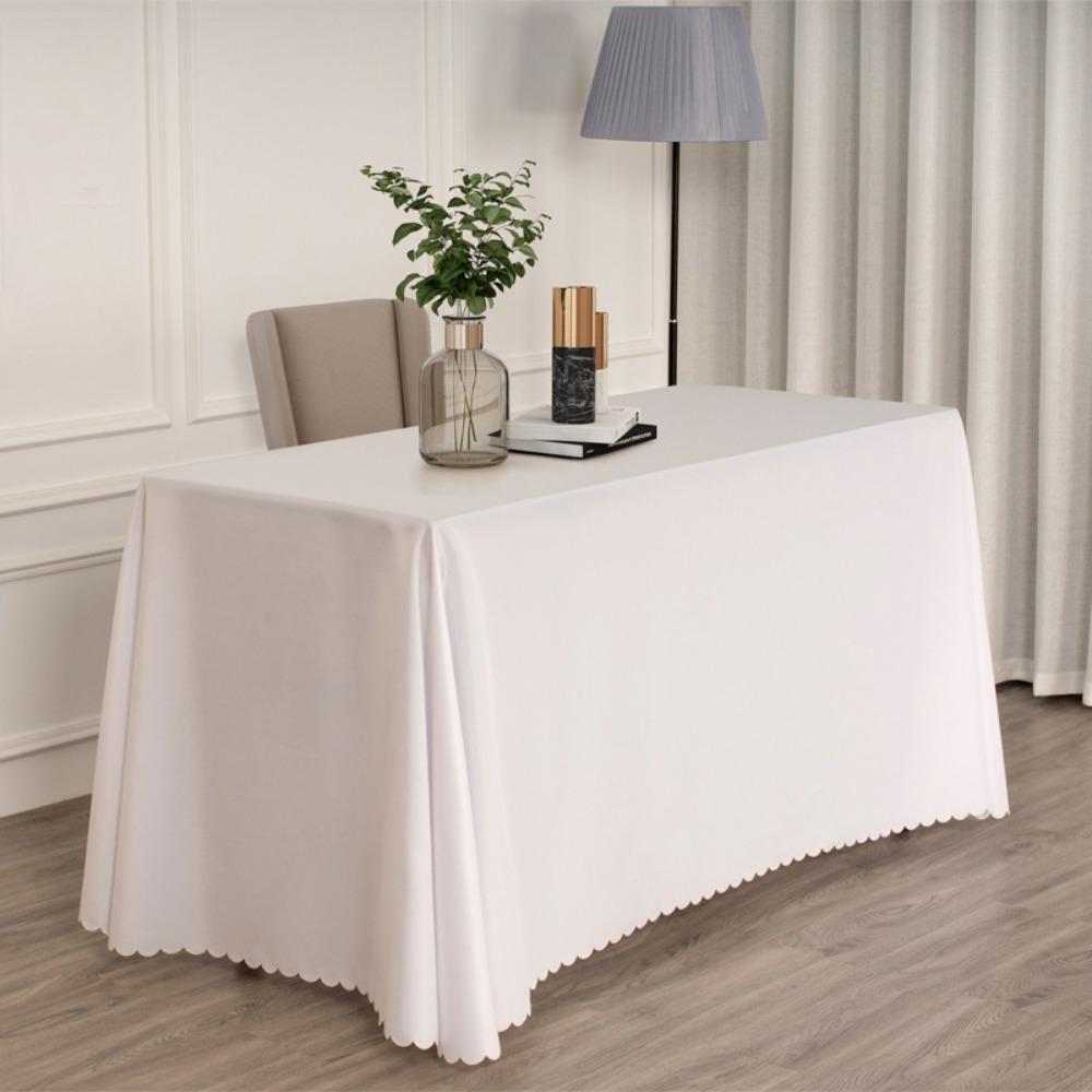 Rectangle Table Cloth Cover Solid Color Table Cover Hot Tablecloth  Home Banquet Wedding