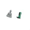 Buddha Moai Sculpture Collectible Miniature Figurine Antique Portrait Resin Decor for Hotel Patio