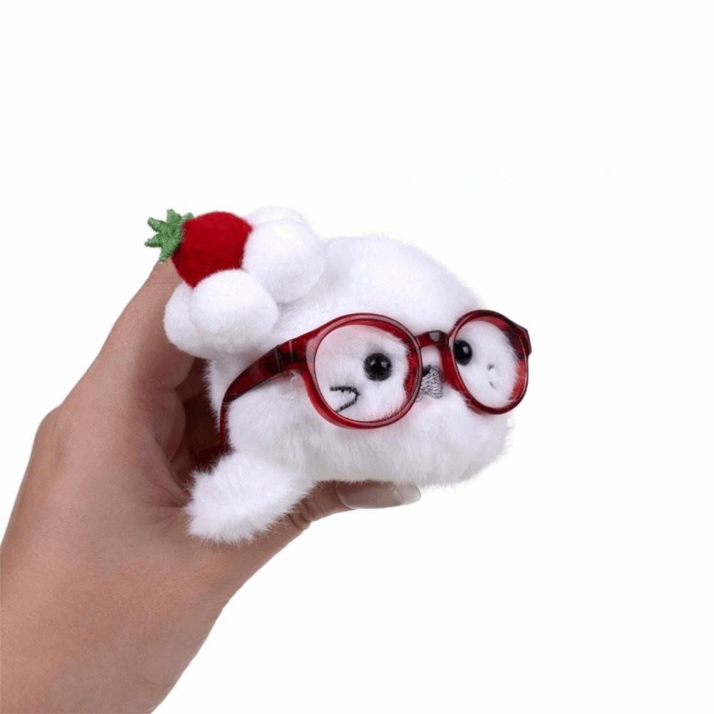 Simulation Little Seal Doll Fun Decorations Plush Pendant Glasses Seal Keychain Kids Toy