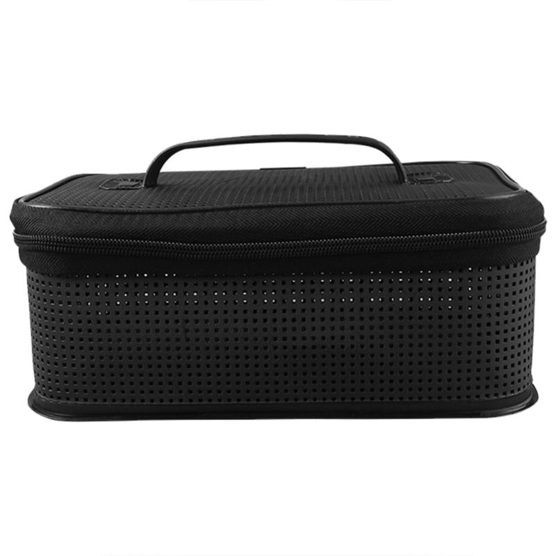 

Large Capacity Fishing Gear Bag with Handle Zipper Closure Mesh Bag Portable Fishing Tackle Storage Case Durable 1
