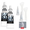 2 Stück Schuhreparatur-Kleber-Kit Weiß Schwarz Sohle Wasserdicht Schnelltrocknend Füll-Reparaturkleber Abriebfester Dichtstoff Rissreparaturmittel