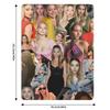 Madelyn Cline Super Fine Beautiful Actress Aesthetic Collage - 1 Throw Blanket Stain Resistant Cozy Warm Blanket