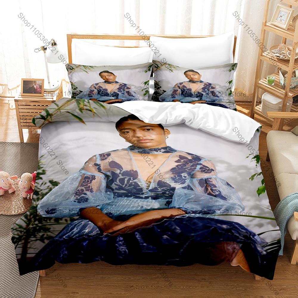 Hope Tala Bedding Set Duvet Cover + 2 Pillowcases Hope Handwritten Album Cover Indie Soul R&B Bedroom Decor