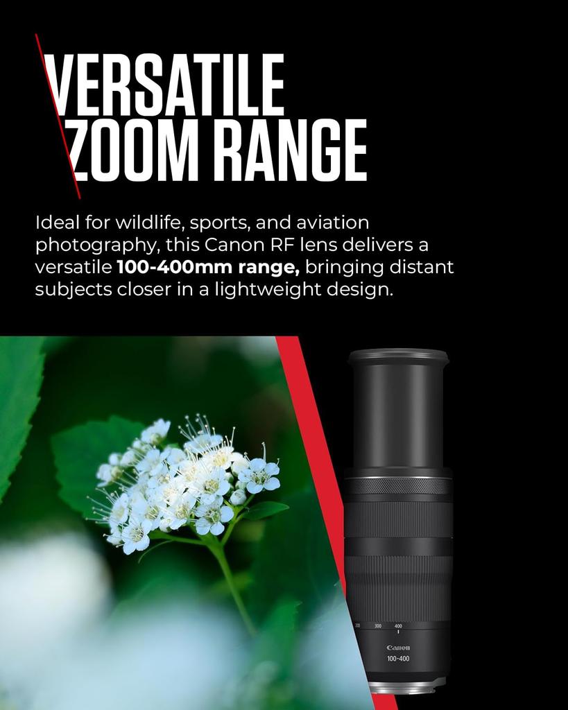 Money Back Canon IS USM Excellent Tested and Working [Full Guarantee] [Fastest Shipping] RF100-400mm F5.6-8 Lens, Condition,