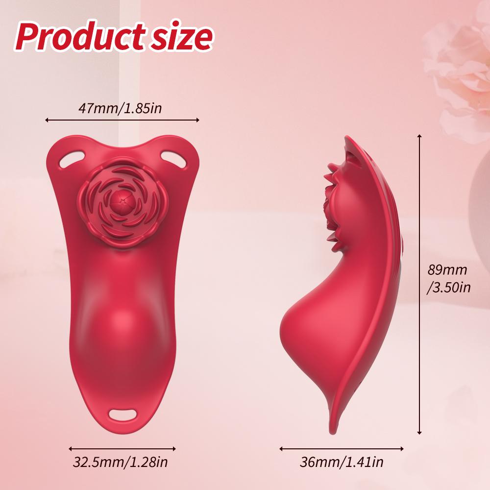 Remote Control Wearable Panty Vibrator Female 10 Vibration Control Mode Rose Chicken Ring Clitoral Stimulator Adult Sexy Toys 18