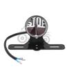 Retro Round Motorcycle Brake Light - Cafe Racer Rear Metal STOP Taillight