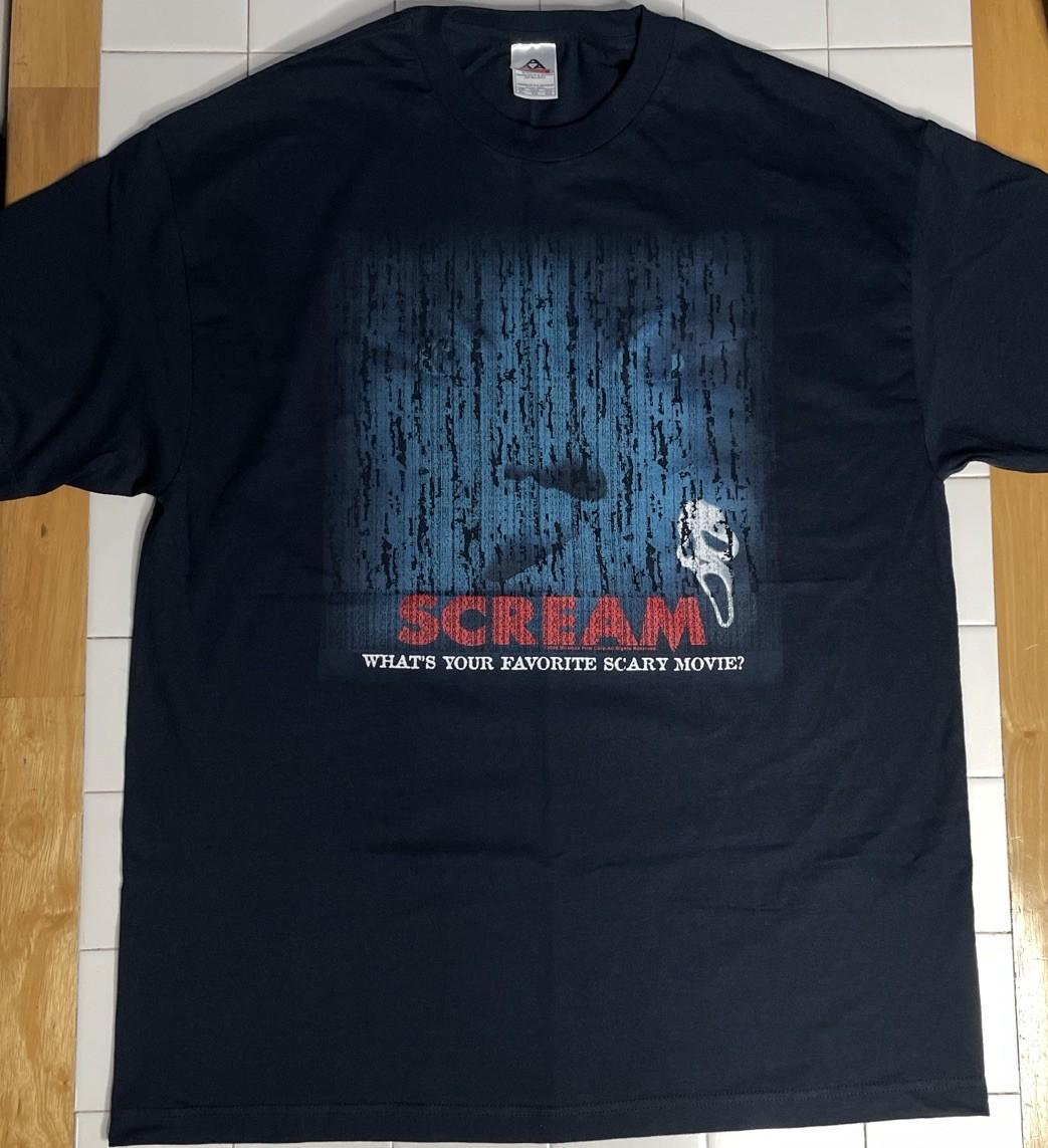 2006 Scream Movie XL WHATS YOUR FAVORITE SCARY MOVIE Horror Alstyle Tag Unisex T-Shirt M