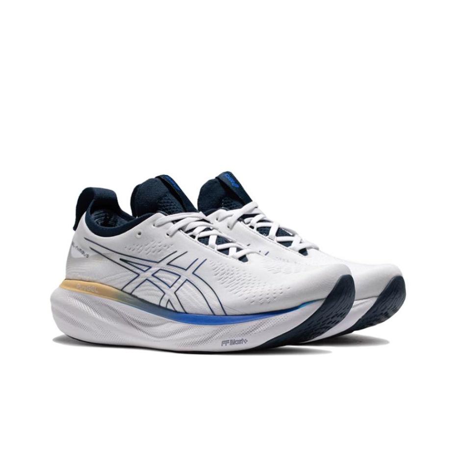 Asics Gel Nimbus 25 Fehér Illúziókék Férfi Sneakerek 1011B547-104