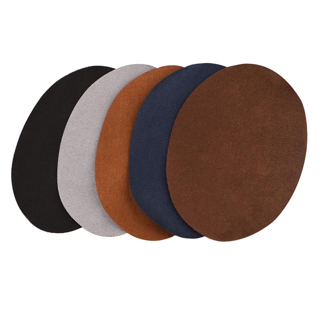 1Pack Oval Shape PU Leather Patch Repair Sewing Elbow Knee Patches Clothing Accessories