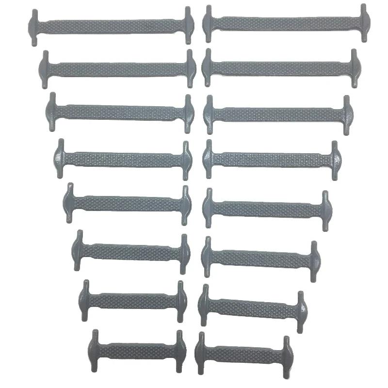 16 stuks Elastische Schoenveters voor Sneakers Siliconen Stretch Schoenveters Geen Strik Schoenveters voor Kinderschoenen Elastiek Schoenveters Schoenveters