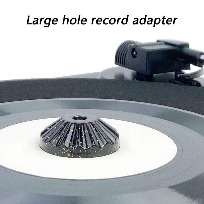 Quick Install LP45 Record Stabilizer Adapter Secures Fit For LP45 Vinyls Players Durability Design Enhances Sound Quality