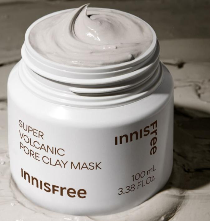 Innisfree Super Volcanic Pore Clay Mask 2X 100ml | Deep Cleansing & Sebum Control