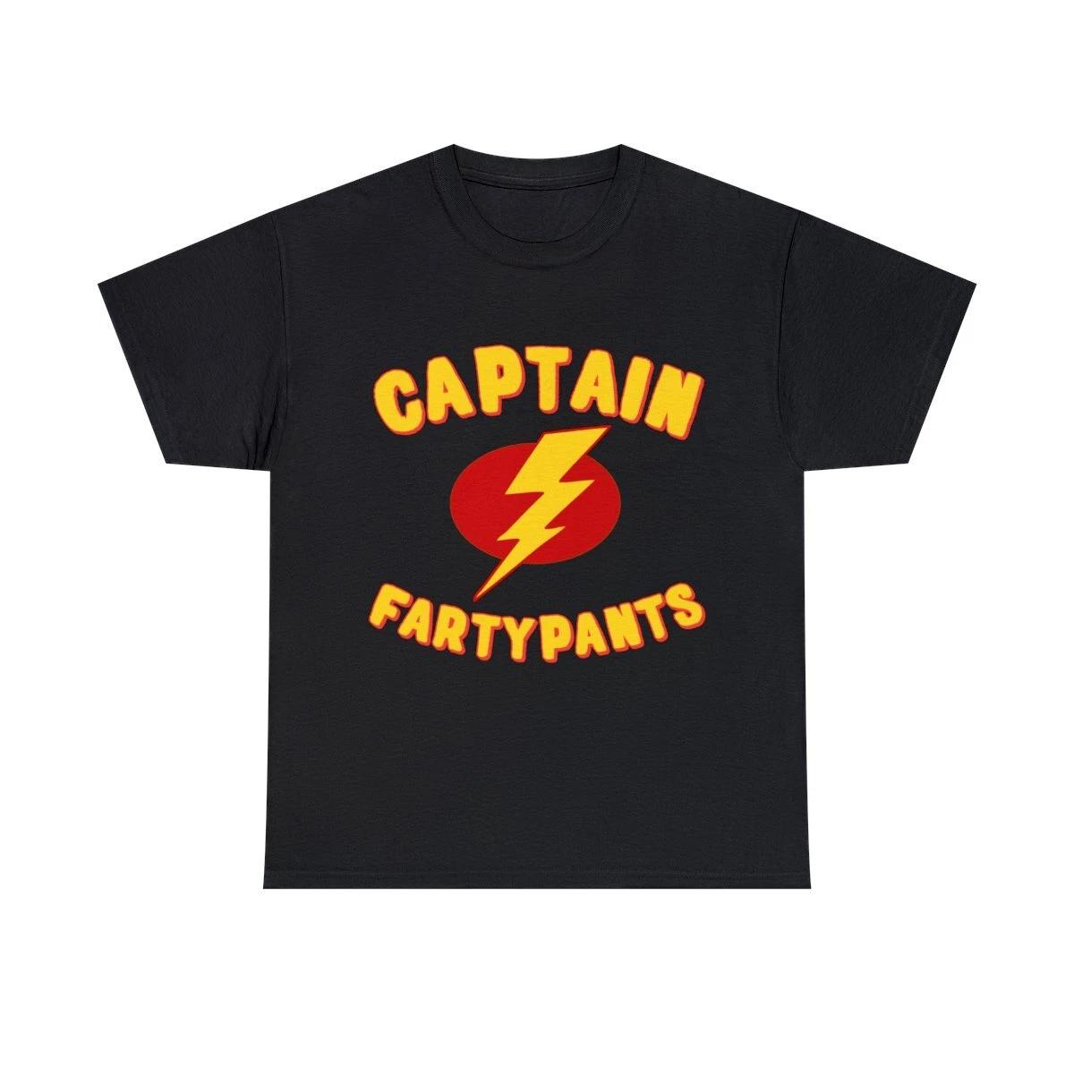 Captain Fartypants Funny Fart Graphic Tee Shirt, S-5XL 4XL