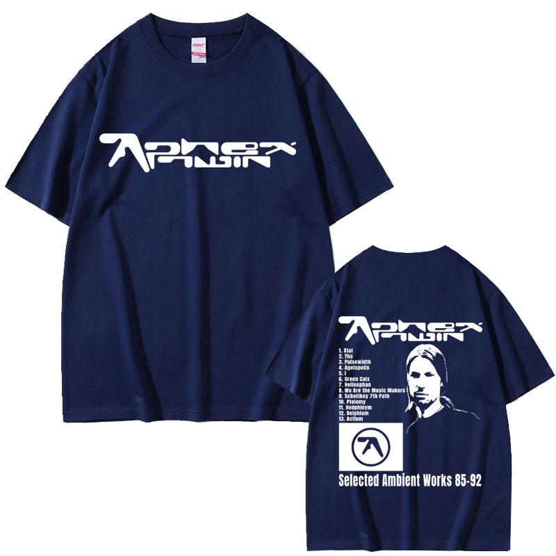 Aphex Twin Selected Ambient Works 85 92 Graphic Tshirt Unisex Women Fashion Vintage Oversized T Shirt Unisexs Casual Cotton Tshirts
