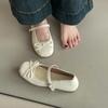 Fashion versatile casual retro bow Mary Jane shoes women's 2025 summer classic temperament ballet shoes light mouth shoes