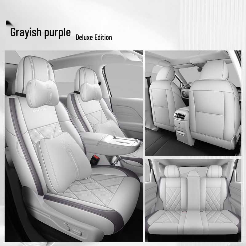 Custom-Fit Perforated Leather Seat Cushion for Li Auto Lafa 5 - Wear-Resistant Full Coverage.