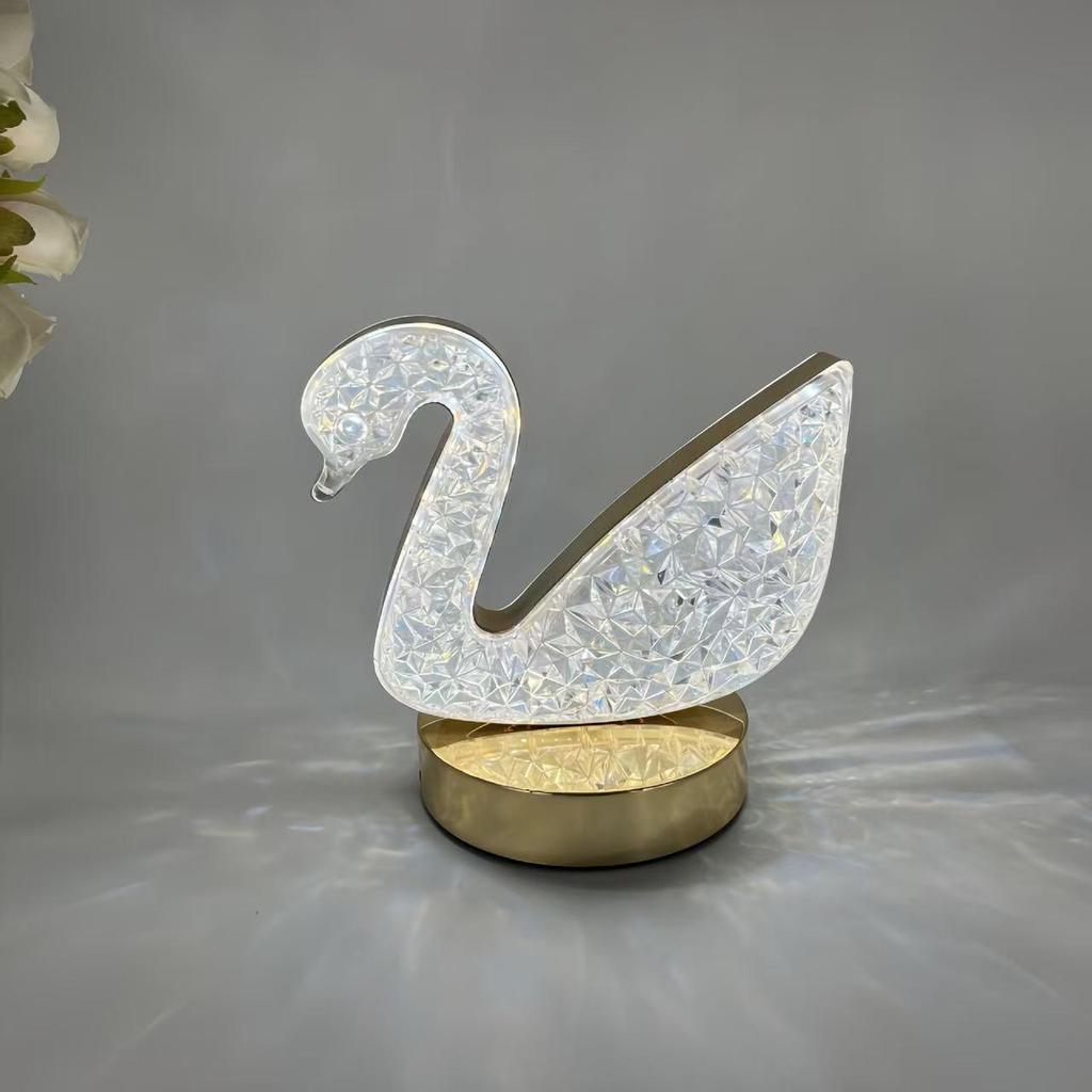 Star Moon Night Light: Touch-Activated, Three-Color, Rechargeable Atmosphere Lamp - Perfect Birthday Gift for Bedrooms
