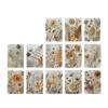 23Sheets Retro Scrapbooking Paper Embossed Flower Leaf Paper for Scrapbooking Photo Album Journal Notebook