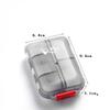 Portable Mini Pocket Pill Box 10 Compartment Small Pill Box Weekly Travel Pill Box Plastic Storage Box