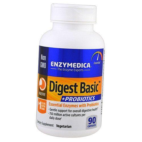 Пробиотики и Ферменты, Digest Gold + Probiotics, Enzymedica  45капс (69466002)