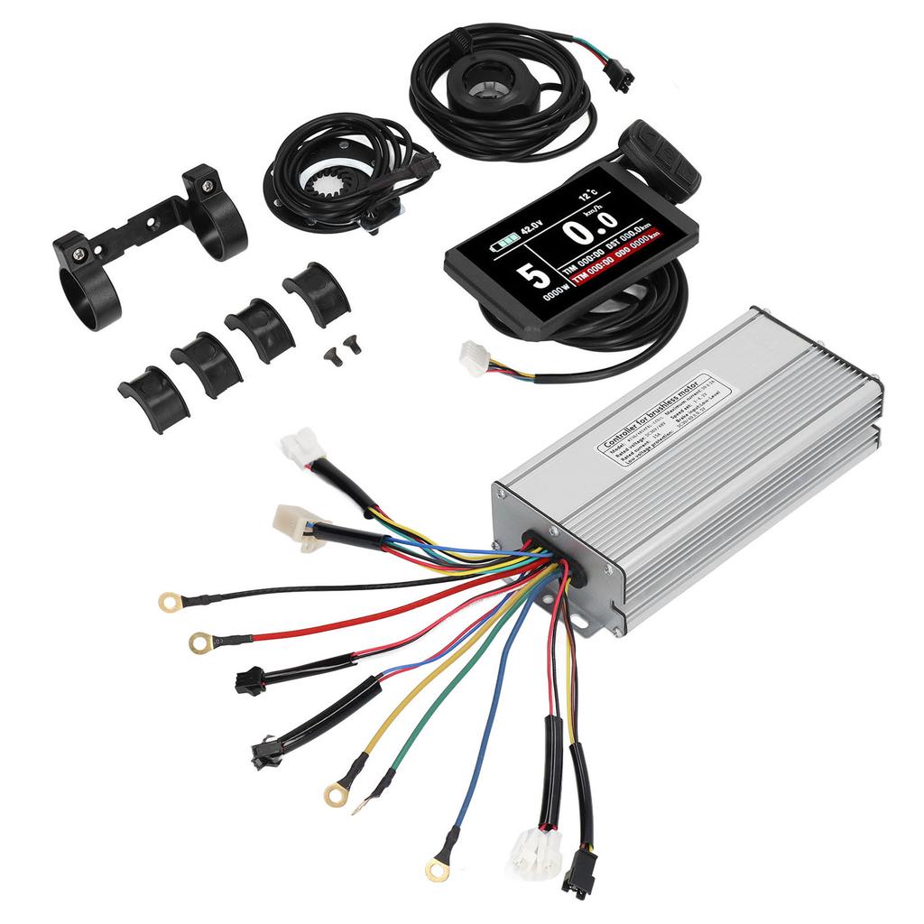 Sinuswellen-Motorcontroller LCD8H Panel Daumengas-Kit für 48V 1000W 1500W Motor Elektrofahrrad Roller