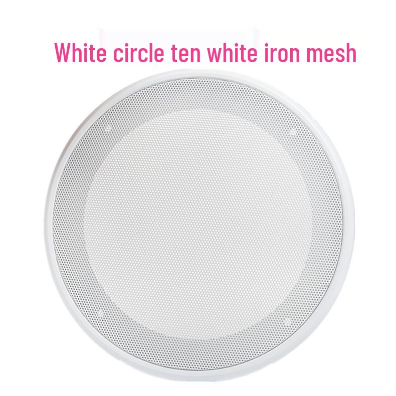 Decorative Audio Speaker Grille & Horn Cover, Ceiling Speaker Net, 4-8 Inch Plastic Ring