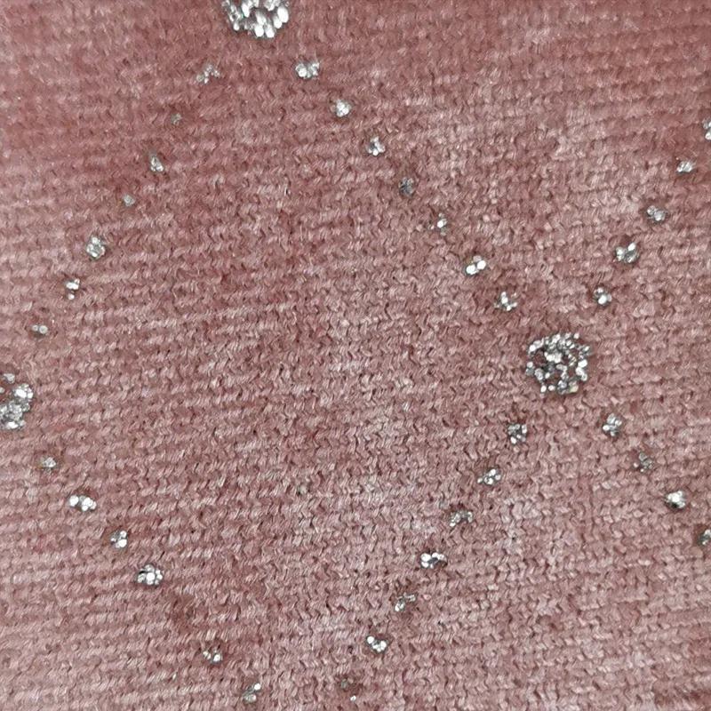 Velvet Gold Hot Stamping Fabric Silver Starry Stripes Star Bronzing Fabric for DIY Dress High-End Bride Dresses Sewing Cloth