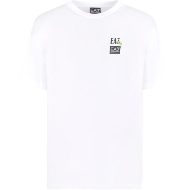 Emporio Armani Ss25 Logo Letter Print Crew Neck Pullover Short Sleeve T-Shirt Men T-Shirt Cream-White 7M000118-AF13244-U0002 XL 8330₽