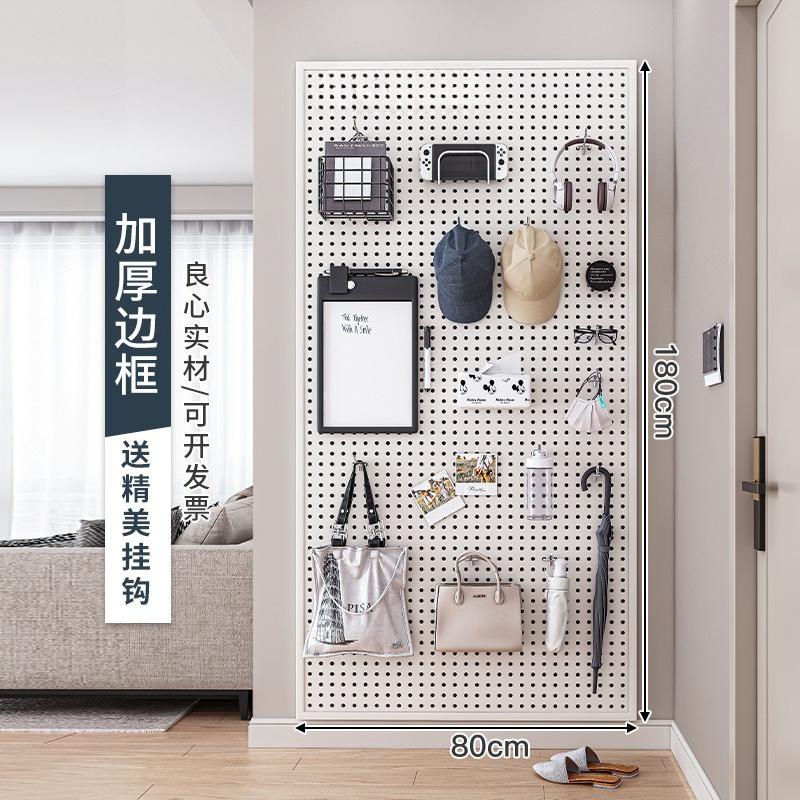 Kitchen Perforated Storage Rack, Wall-mounted Knife Rack, Chopstick Holder, No-drill Space-saving Organizer,Sturdy and Practical
