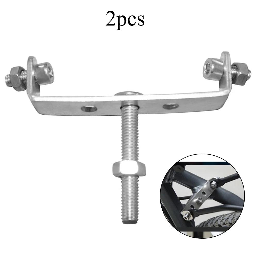 

2 шт. Кронштейн для переоборудования велосипеда Адаптер подседельного штыря для багажника велосипеда Серебристый-Велосипедная задняя корзина Задняя полка Конвертировать Велосипедные детали 70x15x16 мм 2pcs