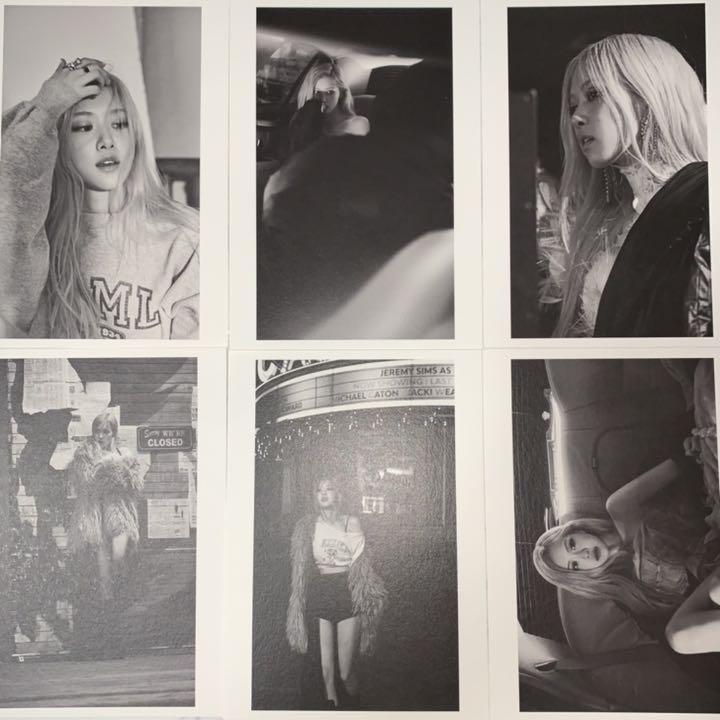 [USED] BLACKPINK Postcard Rosé