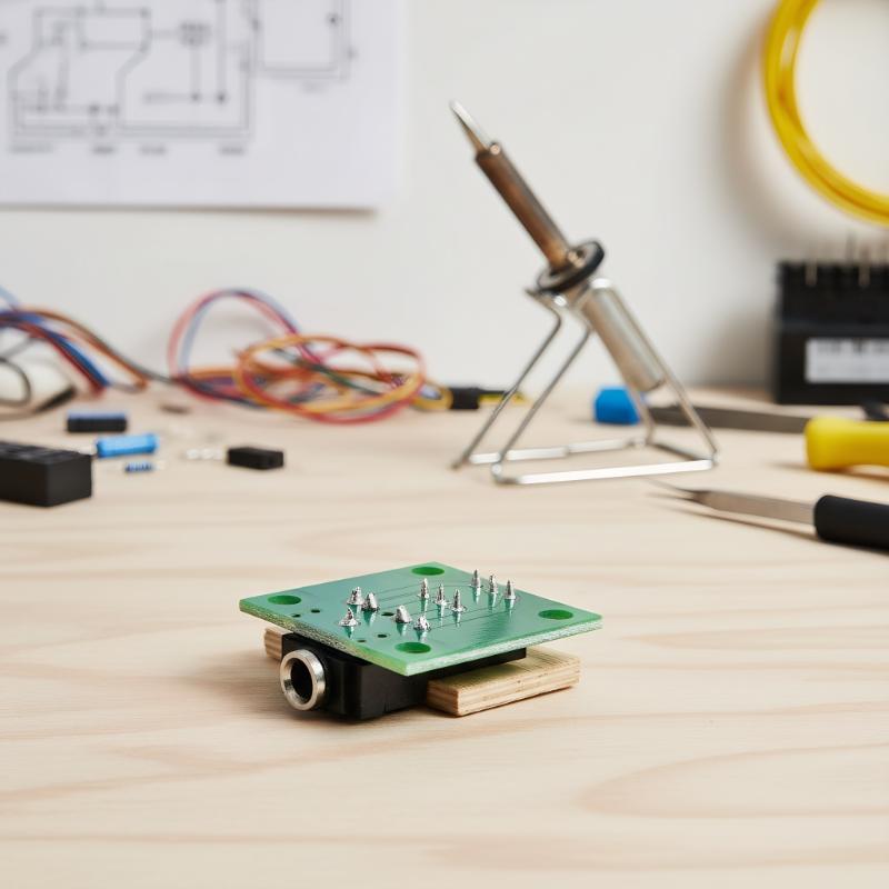 1PCS 3.5MM Headphone Audio Signal Transfer XH2.54 3P Terminal Lead Amplifier Chassis DIY Wiring Board