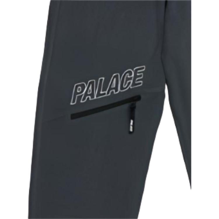 Palace Polar Grid Reverse Joggers With Letter Logo Unisex Bottoms Black P21JG011