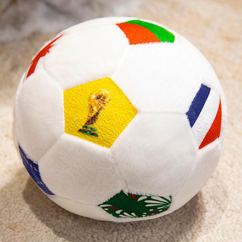 

Плюшева іграшка Чемпіонату світу з футболу М яч для футболу Подарунок для дітей Сімейний декор Colors,15cm